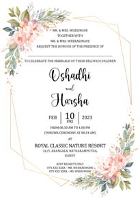 Floral Wedding Card_126