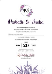 Floral Wedding Card_103