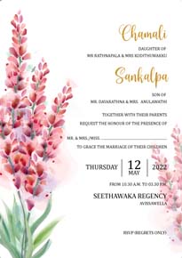 Floral Wedding Card_112