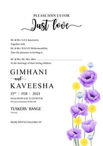 Floral Wedding Card_183