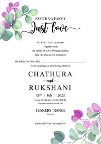 Leaf Wedding Card_118