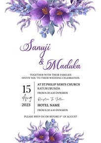 Floral Wedding Card_192