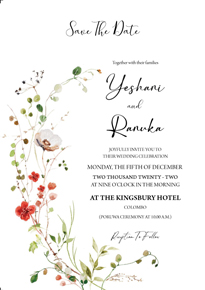 Floral Wedding Card_138