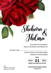 Floral Wedding Card_005