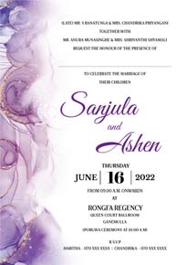 Watercolor Wedding Card_163