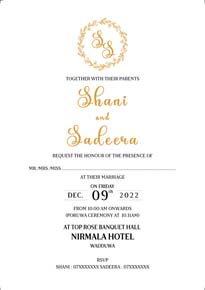 Normal Wedding Card_160