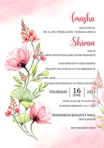 Floral Wedding Card_113