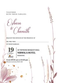 Floral Wedding Card_130