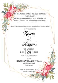 Floral Wedding Card_128