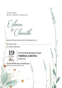 Floral Wedding Card_133