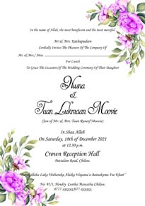 Floral Homecoming Card_218