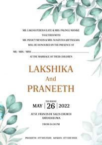 Leaf Wedding Card_173